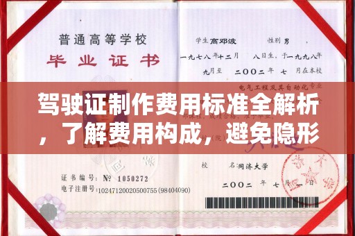 营口驾驶证制作费用标准全解析，了解费用构成，避免隐形消费